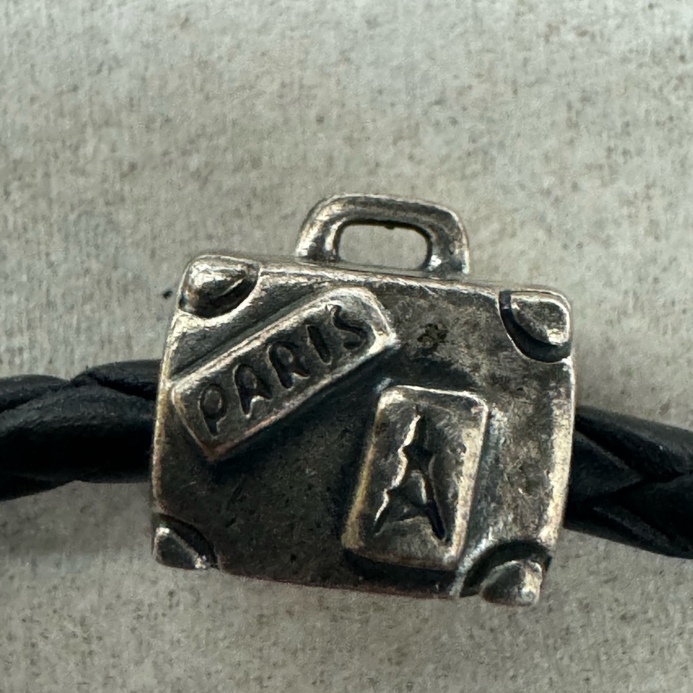 Authentic Pandora Paris Suitcase Charm Pandora  Charm Retired